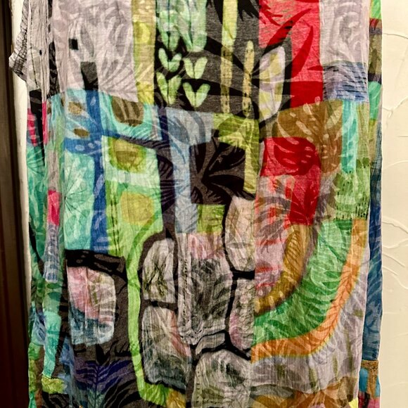 NWT Shana Crinkle Tank Long Bubble Dress - Picture 7 of 10